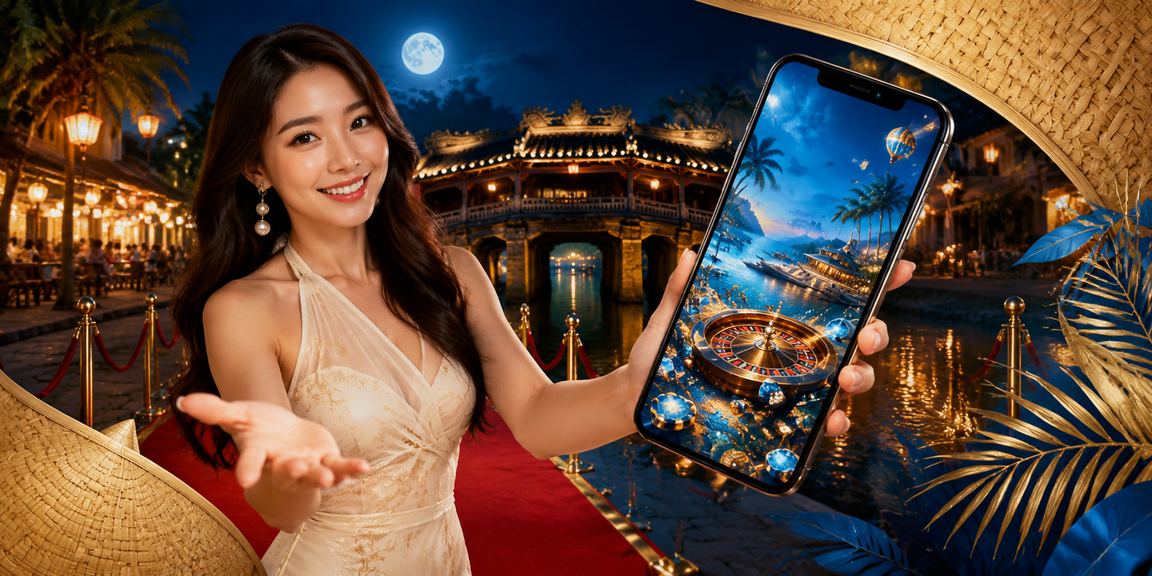 Người dùng tận hưởng trải nghiệm cá cược qua thiết bị di động tại Hội An
